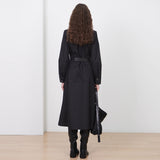 [Haesu Collaboration] Contour Belted Bag (Nylon Black)