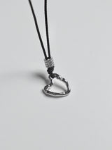 heart frame necklace