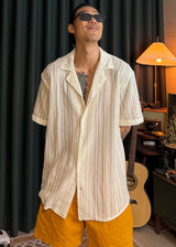 Punching 2collar knit shirt 3COLOR