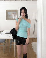 Heer Cutout Off-Shoulder Short Sleeve