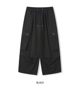 ユニマキシビッグポケットストリングパンツ