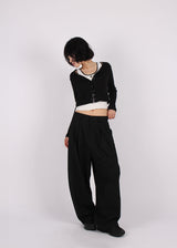 PIN STRIPE BALLOON SLACKS