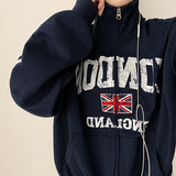 Dove Crack Two Way Track Zip-Up