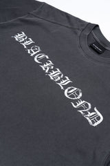 BBD クラッシュドフェイスピグメントTシャツ (Charcoal)