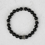 SVB-307 Onyx Raw Stone Bracelet 8mm