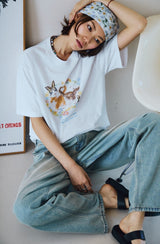 26SS★ DTP Kitten Daisy Short Sleeve Tee