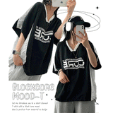 ZリングVネックジャージ半袖Tシャツ