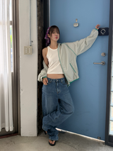 regular fit denim pants
