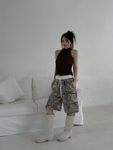 girly camo bermuda pt