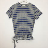 ピンレースクルーネックTシャツ (3color)