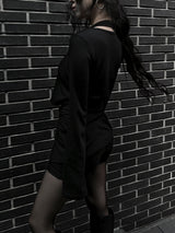 soft split layered halter T (set / 4color)