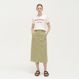 アーチロゴチェーンニードルTシャツ ホワイト