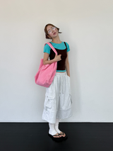 belted bermuda pants
