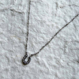 Silver Charm Horseshoe Necklace