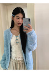 Lace Blue Ribbon Two Piece Long Sleeve Tee