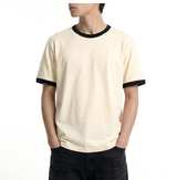 Essential Standard Short Sleeve Ringer T-shirt Cream
