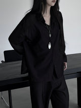 veil tencel シースルーシャツ (2color)