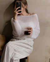 Bore loose fit knitwear