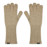 Fingerhole Touch Long Gloves