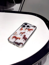 ホースシルバーエポキシバンパースマホケース / TREEFORFIVE345