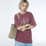 Pigment Washed Oxford Tote Bag Beige