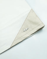 Metal Triclipse Leather Mix Mini Skirt White
