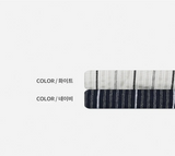 [S/S] Multi stripe half shirts(2color)