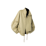 RELABEL Spatial Relations (Layered) Detachable Oversized Hood Multi-plane Batwing Sleeves Revamped Harrington Jacket