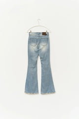 (W) Beat Lowrise Flare Denim