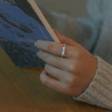 Light and You, silver ring