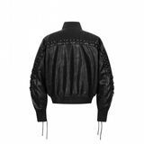 MDC STITCH BLACK BOMBER