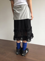 Terrine frill skirt (2color)