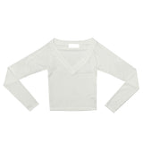 Deep v neck T