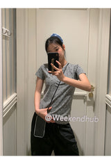 ドットタイト半袖Tシャツ