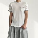 ピレン ワッフルレイヤード クロップ ショートスリーブTシャツ (3 colors)