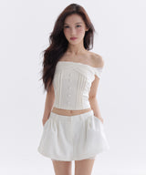 LACE LAYER MINI SKIRT_TT6S514IV