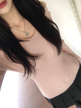 Rubin off-shoulder knitwear (2 colors)