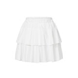 SAHARA LEOPARD CROSS TIERED SKIRT (2Color)
