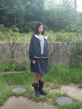 OVERSIZED HOODIE JUMPER (NAVY)