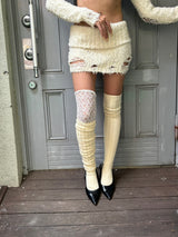 From knit skirt (Ivory)