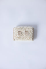 Boucle suede belt bag (Ivory)