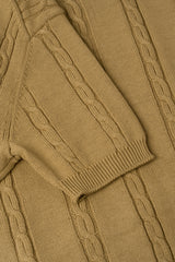 アルパインケーブルカラーニット – L, XL (8 Colors)