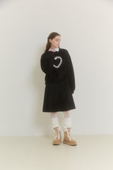 SNOW FALL MIDI SKIRT