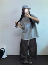 2SIZE🩶 SOFTY SIDE PINTUCK WIDE LONG PANTS 🩶🧇🖤🤍5COLOR