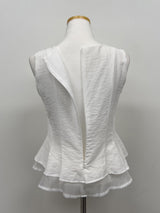 [Scarf SET] Liber Frill Sleeveless Blouse