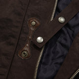 Harrington blouson jacket / Brown