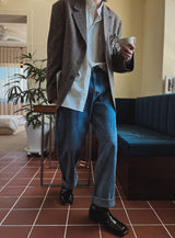 Logan Basic Wide Denim Pants