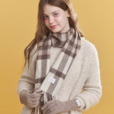 soft check wool muffler_3 colors