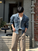 Ain denim trucker jacket