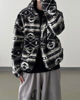 Elk Nordic Shearling Hood Jumper